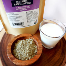 Load image into Gallery viewer, Black Beans & Black Sesame Seeds Mix Meal Shakes 1.5 lbs